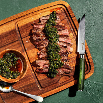 Steak Knife & Bistecca Plate Set, 16-pc (Green)