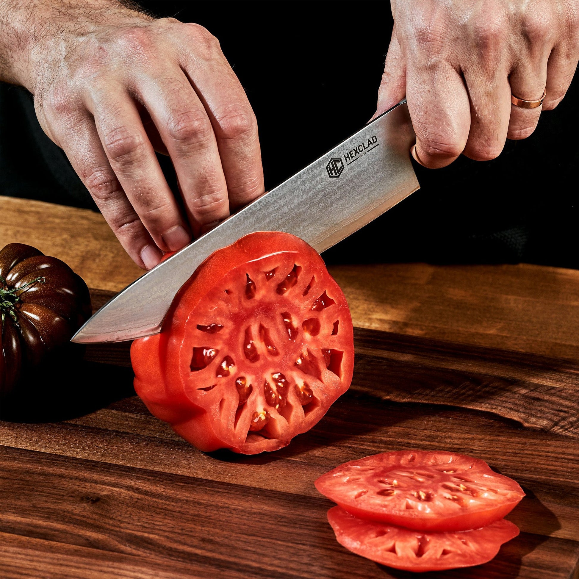 Damascus Steel Chef's Knife, 8"