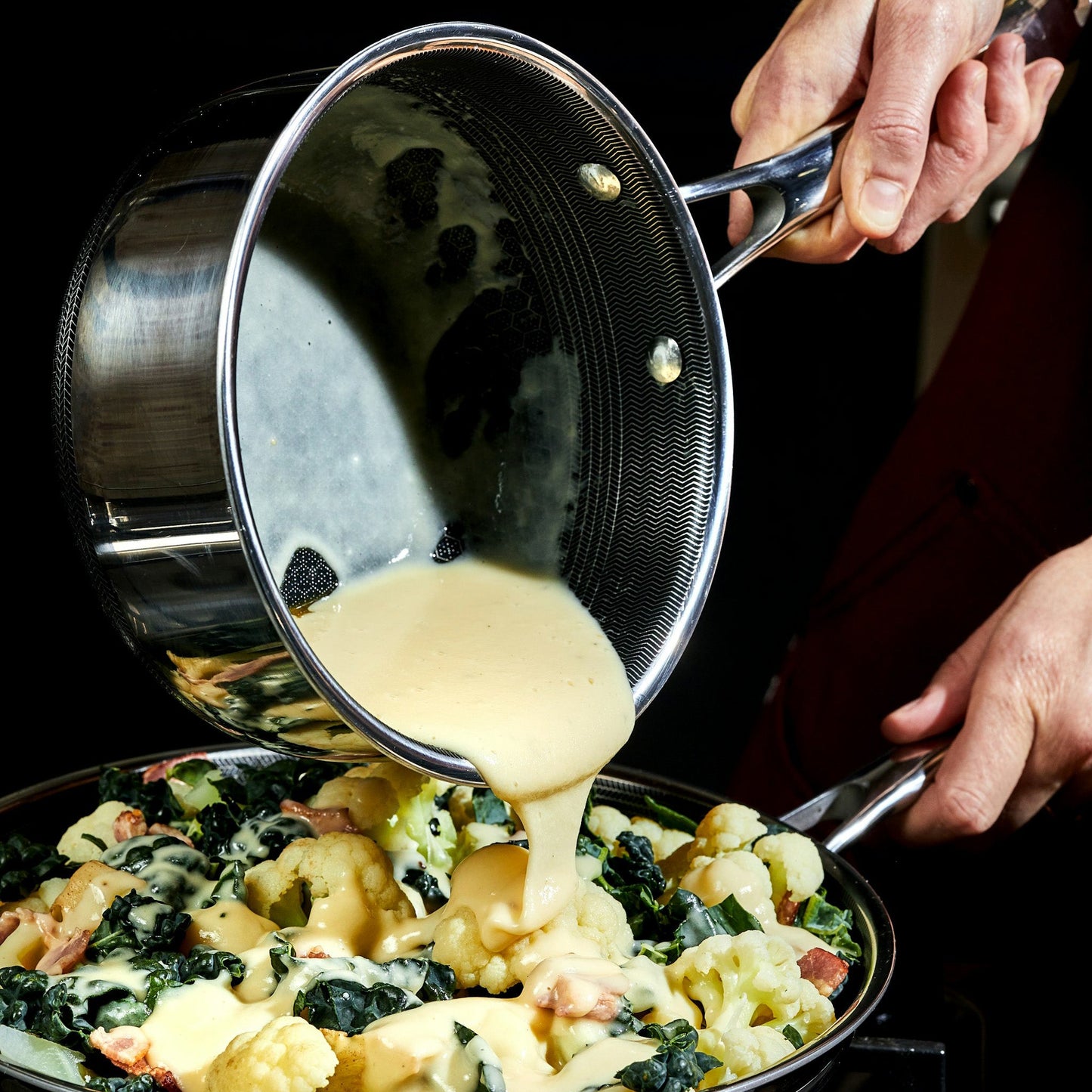 Hybrid Saucepan With Lid, 2-Qt