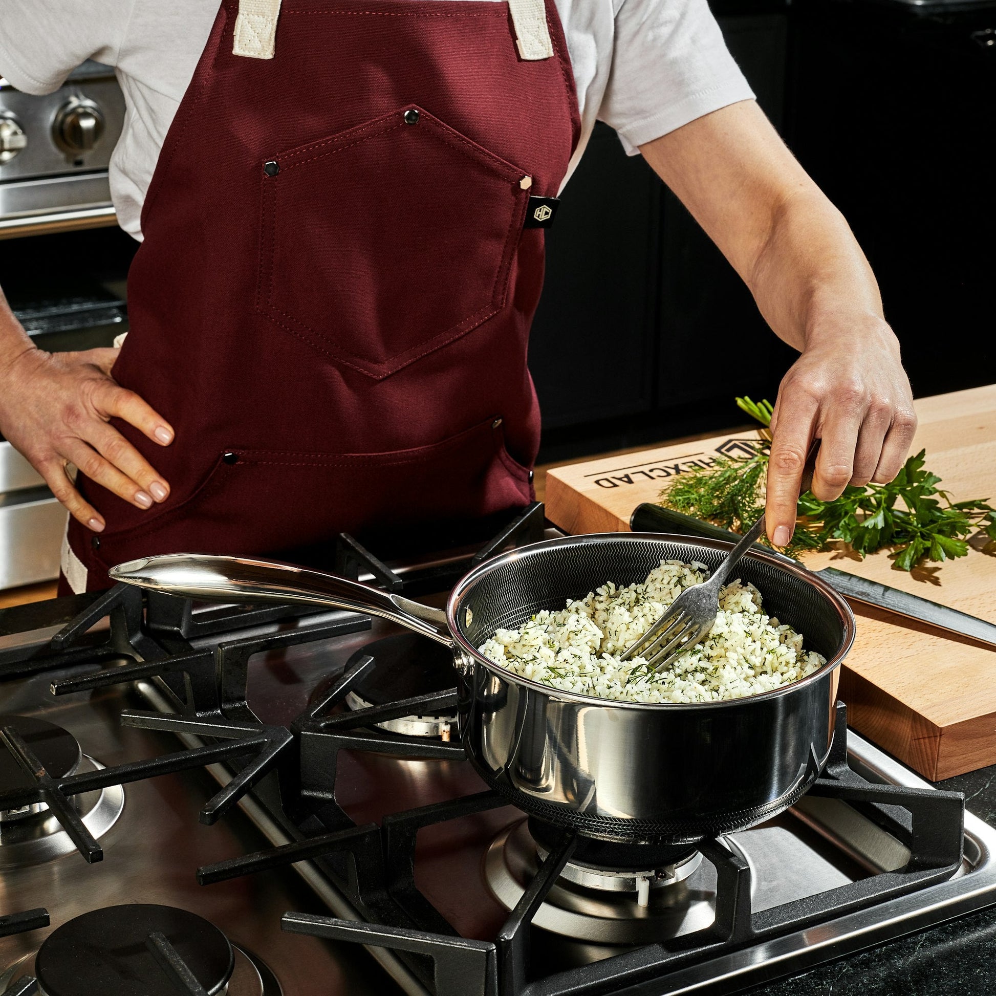 Hybrid Pot Set with Lids, 6-pc