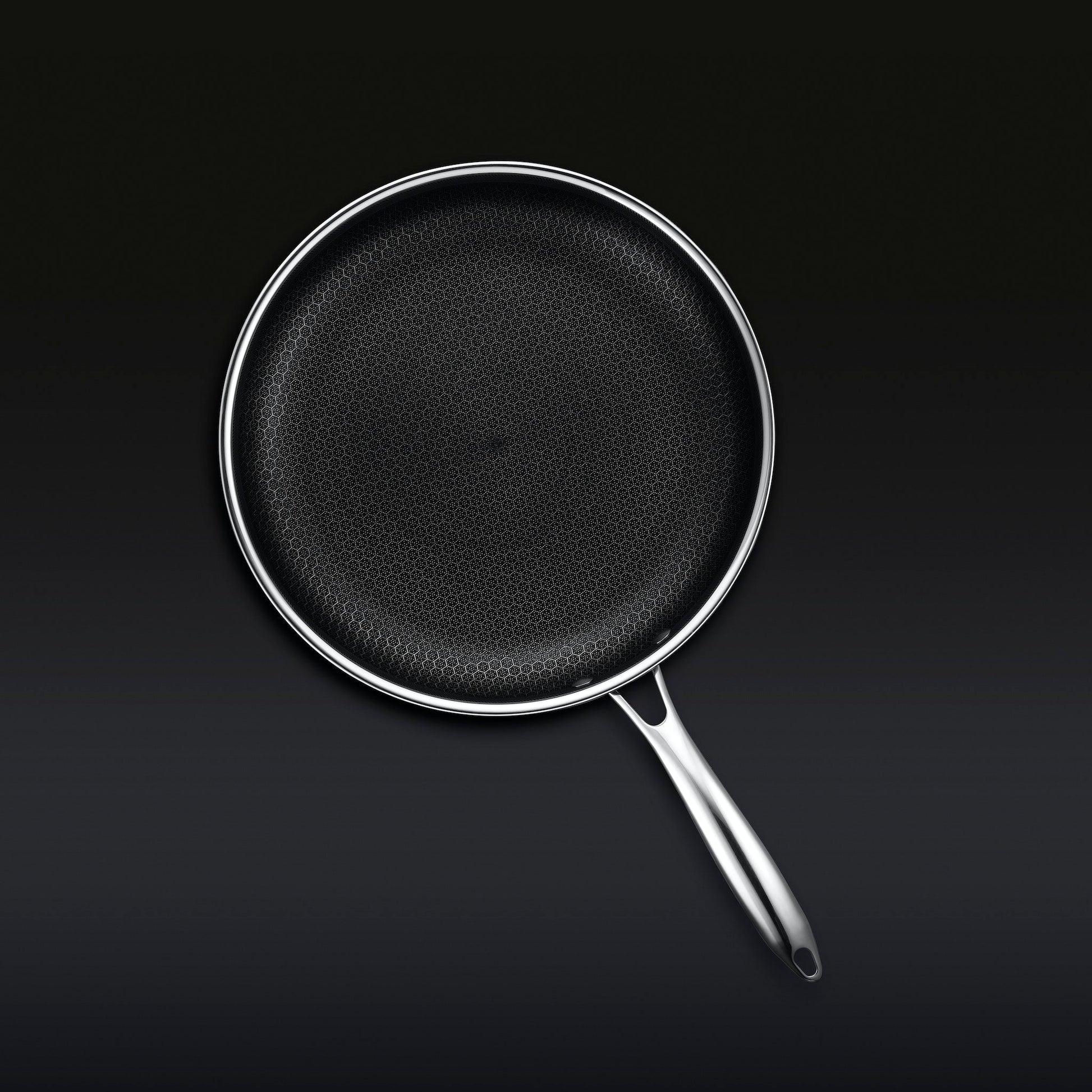 Hybrid Fry Pan with Lid, 12"